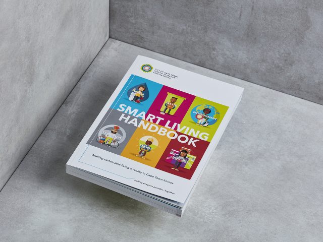Smart Living Handbook design and layout